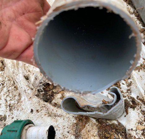 "The inside of the pipe was so clean, I sent a picture anyway"